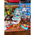 ウンチを飛ばしてトイレにシュート！　シュート・ザ・ウンチゲーム　二人プレイ　電池不要 ■ アメリカン雑貨 アメリカ雑貨