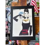  Hollywood постер #0109 фильм Tiffany . утро еда . Gold ювелирные изделия Audrey *hep балка nB4 размер * рама. продается отдельно 