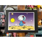  Hollywood постер #0189 Peanuts Snoopy No.13 moon walk Classic машина палец на ноге nB4 размер * рама. продается отдельно 