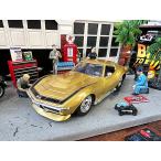 Jada　1969年　シボレー　コルベット　スティングレイ　ZL-1　ダイキャストミニカー　1/24スケール　（ゴールド）　BIGTIME MUSCLE