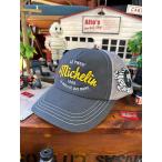 ミシュラン　メッシュキャップ　リップストップ　グレー ■ アメリカン雑貨 アメリカ雑貨