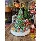 ショッピングクリスマスツリー ディズニー　クリスマスツリー　ビッグサイズオブジェ　（LEDライト＆ミュージック8曲機能付き）　■　アメリカン雑貨　アメリカ雑貨