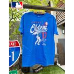 MLB　ロサンゼルス　ドジャース　大谷翔平　公式Tシャツ　（Dogers Blue/Script）（Mサイズ）　MLBオフィシャルグッズ　■　アメリカン雑貨