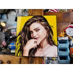 ミランダ・カー　ポップアートフレーム ■ アメリカン雑貨 アメリカ雑貨