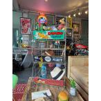 オールドアドバタイジング　ワイヤーラック　（3台セット）　折りたたみ式　スタッキング可能 ■ アメリカン雑貨 アメリカ雑貨