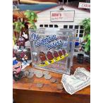 キャラクターアド　ガラスブロックバンク　（カリフォルニアレーズン）　貯金箱 ■ アメリカン雑貨 アメリカ雑貨