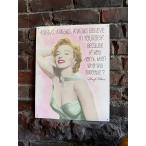 マリリン・モンロー　ブリキ看板　（Believe in Yourself） ■ アメリカン雑貨 アメリカ雑貨