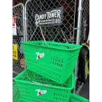 アメリカ業務用　ショッピングバスケット　（7UP　セブンアップ/グリーン）　単品 ■ アメリカン雑貨 アメリカ雑貨
