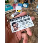 パロディ免許証　フェイマスピープル　ライセンスカード　（ターミネーター/T-800） ■ アメリカン雑貨 アメリカ雑貨