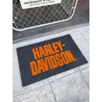 ショッピングハーレーダビッドソン ハーレーダビッドソン　テキストロゴ　オフィシャル　エントリーマット　玄関マット ■ アメリカン雑貨 アメリカ雑貨