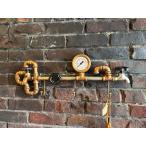 スチームパンク　インダストリアル　ウォール3フック　（ブロンズ×ブラック） ■ アメリカ雑貨 アメリカン雑貨