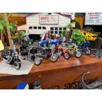 マイスト　ハーレーダビッドソン　ダイキャスト　バイク　ミニカー　6台セット　1/18スケール　（シリーズ45）