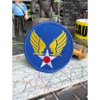 U.S. военно-воздушные силы Classic Logo милитари нашивка ( раунд / диаметр 8cm) # american смешанные товары America смешанные товары 