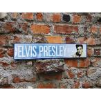 エルヴィス・プレスリー　ストリートサイン　■ アメリカン雑貨 アメリカ雑貨