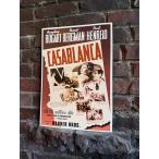  Casablanca ( sepia цветный постер ) жестяная пластина табличка # american смешанные товары America смешанные товары 