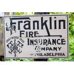 昔のアドバタイジング　ウッドサイン　シリーズ第三弾　（フランクリンファイヤー）　アメリカ雑貨　アメリカン雑貨　インテリア　木製看板