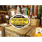  american Ad ba Thai Gin g стикер S размер (No.28/George's Speed Shop) american смешанные товары America смешанные товары 