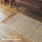 玄関マット おしゃれ キッチンマット 北欧 屋内 室内 ジュート ウール カーペット オールシーズン 50×120 夏用 マット 夏 冬 ラグ ホワイト 白 厚手 小さめ