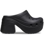 ポイント15倍 crocs クロックス 国内正規品 208547 Siren Clog Black 001 サイレン クロッグ サンダル サボ つっかけ 厚底 9cmヒール ブラック 黒