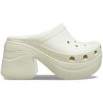 セール 50%OFF crocs クロックス 国内正規品 208547 Siren Clog Bone 2y2 サイレン クロッグ サンダル サボ つっかけ 厚底 9cmヒール ボーン 半額