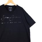 Sean John ショーンジョン クルーネック半袖プリントTシャツ メンズUS-3XLサイズ ブラック B系 HIPHOP  ショーンコムズ t-2455n