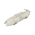 ML500　（未塗装　1/170）　すずめ模型製3Dプリントパーツ　N-S158