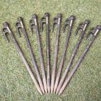  стандартный Snow Peak (snowpeak) solid крепление, опора k20 8шт.@SET R-102 палатка * брезент аксессуары кованый колок 