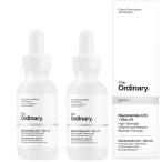 THE ORDINARY ジオーディナリー ナイアシンアミド 10% + 亜鉛 1% 30ml  2本 Niacinamide Zinc セラム