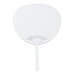 (末廣堂) Suehirodo 白うちわ ミドルサイズ プラスチック骨 100本入り