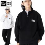 ニューエラ オーバーサイズハーフジップ ボックスロゴ コットン