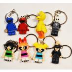  блок брелок для ключа Lego способ Улица Сезам Powerpuff Girls wenzte-