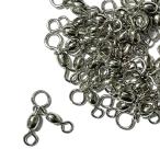 クレン親子サルカン　1/0×1　徳用パック　200個入り　シルバー