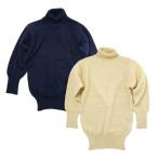 ショッピングイギリス KEMPTON（ケンプトン）NIFFI SERIES イギリス海軍 サブマリン セーター ROLL NECK [NAVY][NATURAL]