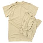 US( вооруженные силы США сброшенный товар ) милитари футболка Sand полиэстер 100 3 листов упаковка 