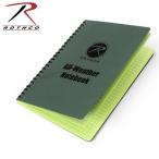 Rothco( Rothco )All-Weather Waterproof Notebook 6"×8" [ водонепроницаемый Note ][Olive Drab]