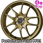 (4本価格) 15インチ 5.0J 4/100 エンケイ パフォーマンスライン PF01 (G) ホイール 4本セット