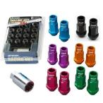 ワーク 軽量 レーシングナット 19HEX M12x1.25/M12x1.5 全6色 ロック＆ナット WORK RACING NUT