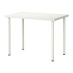 イケア IKEA LINNMON/ ADILS テーブル 100x60cmホワイト 送料無料