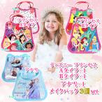 3個セット ディズニープリンセス アナ雪 メイクボックス メイクセット メイク バッグ コスメ キッズ 子供用 化粧品 おもちゃ 女の子 鏡 ネイル