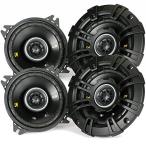 ショッピングPackage Kicker キッカー  CS スピーカーpackage - Twoペア of Kicker キッカー  CSシリーズ 4インチ コアキシャ