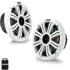 ショッピングマリン KICKER 6.5インチ ホワイト マリンスピーカー (数量2) OEM交換用スピーカー1組