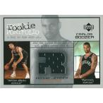 カルロス ブーザー Carlos Boozer NBAカード 03/04 Upper Deck Rookie Portfolio Jerseys