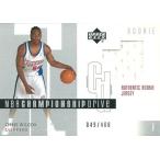 クリス・ウィルコックス Chris Wilcox 02/03 UD Championship Drive Rookie Jersey 049/400