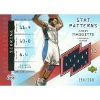 コーリー・マゲッティ Corey Maggette 02/03 UD Authentics Stat Patterns Jersey 294/500