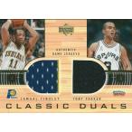 トニー・パーカー ジャマール・ティンズリー Tony Parker/Jamaal Tinsley 04/05 Classics Duals Jersey