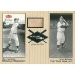 ギル・ホッジス MLBカード Gil Hodges 2002 Fleer Greats Dueling Duos Game Used