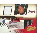 チッパー・ジョーンズ MLBカード Chipper Jones 2002 Fleer Authentix Jersey AuthenTIX