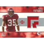 ウィリー・パイル NFLカード Willie Pile 2003 Upper Deck Rookie Future Jersey