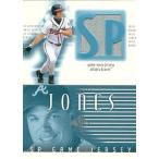 チッパー・ジョーンズ MLBカード Curt Schilling 2002 SP Authentic Game Jersey