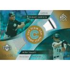 【カブレラ】【ローウェル】 MLBカード Miguel Cabrera / Mike Lowell 2005 UD Reflections Cut From the Same Cloth Dual Jersey 125/225
